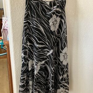 Elegant Summer Floral A-Line Women's Skirt Set